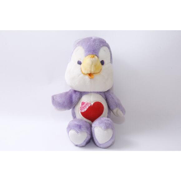 Care Bear, Cousins, Cozy Heart Penguin, Purple, Collection, 11", Soft, Vintage - Picture 1 of 4
